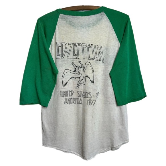 Vintage 1979 Led Zeppelin Rules American Tour Concert Shirt USA Made size Small - Picture 5 of 7